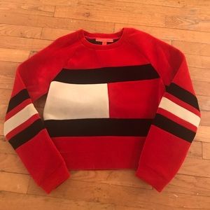 Tommy Hilfiger neoprene sweatshirt, size XS